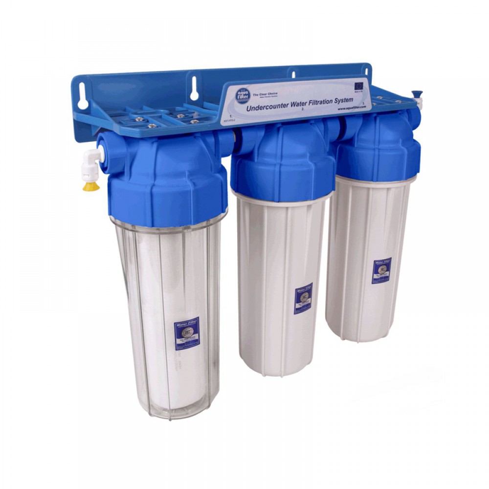 Проточный фильтр Aquafilter FP3-K1 3 ступени очистки (FCPS5,FCCST2,KDF FCCBKDF)